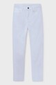 Mayoral pantaloni copii slim fit basic panza alb 520.7D.Junior.PPYA