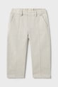 Mayoral pantaloni din bumbac pentru bebeluși bumbac bej 1576.3A.Baby.PPYA