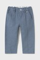 Mayoral pantaloni in cotone neonati maglia blu 1576.3A.Baby.PPYA