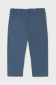 Mayoral pantaloni con aggiunta di lino bambino/a relaxed fit 1580.3E.Baby.PPYA blu navy SS25