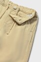 CHLAPEC Kalhoty s lněnou směsí pro děti Mayoral relaxed fit 1580.3E.Baby.PPYA zelená