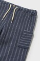 Băieți Mayoral pantaloni de bumbac pentru copii 1584.3F.Baby.PPYA bleumarin