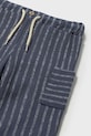 Băieți Mayoral pantaloni de bumbac pentru copii 1584.3F.Baby.PPYA bleumarin