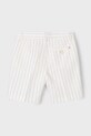 Băieți Mayoral pantaloni cu amestec de in pentru copii 3217.5A.Mini.PPYA bej