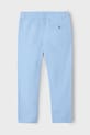 Mayoral pantaloni cu amestec de in pentru copii 3568.5E.Mini.PPYA albastru SS25
