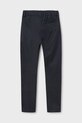 Хлопчик Дитячі бавовняні штани Mayoral slim 6523.7A.Junior.PPYA чорний