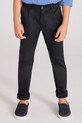 Дитячі бавовняні штани Mayoral slim 6523.7A.Junior.PPYA чорний