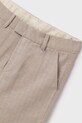 Băieți Mayoral pantaloni cu amestec de in pentru copii 6524.7B.Junior.PPYA maro