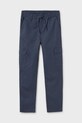 Mayoral pantaloni cu amestec de in pentru copii panza bleumarin 6526.7D.Junior.PPYA