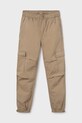 Mayoral pantaloni de trening pentru copii cargo tricotaj maro 6529.7F.Junior.PPYA