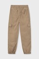 Mayoral pantaloni de trening pentru copii cargo 6529.7F.Junior.PPYA maro SS25