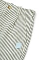 Мальчик Детские хлопковые брюки Liewood Beal Stripe Pants LW19927 зелёный