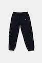 Guess pantaloni de bumbac pentru copii N5GB04.WGBT1.PPYA bleumarin SS25