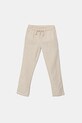 Guess pantaloni cu amestec de in pentru copii panza bej N5GB05.WHAR0.PPYA