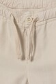 CHLAPEC Kalhoty s lněnou směsí pro děti Guess N5GB05.WHAR0.PPYA béžová
