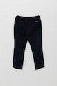 Kalhoty s lněnou směsí pro děti Guess N5GB05.WHAR0.PPYA námořnická modř SS25