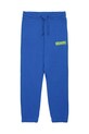 Diesel pantaloni de trening din bumbac pentru copii PBASEL TROUSERS bumbac albastru J02316