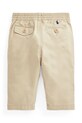 Polo Ralph Lauren pantaloni din bumbac pentru bebeluși 320855803001 bej SS25