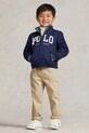 Detské bavlnené nohavice Polo Ralph Lauren bavlna béžová 322855803001