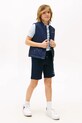 Tommy Hilfiger spodnie dziecięce dzianina granatowy KB0KB09559.128.176.PPYA
