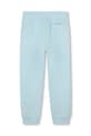 Kenzo Kids pantaloni tuta in cotone bambino/a K60905.162 blu SS25