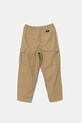 Vans pantaloni de bumbac pentru copii Range Cargo Baggy Tapered Pant VN000NW44MG1 verde SS25