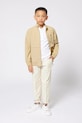 Dječje hlače BOSS tkanina bež J51978.114.150