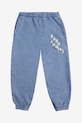Дитячі бавовняні штани Bobo Choses 125AC077 блакитний SS25