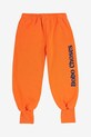 Детские хлопковые штаны Bobo Choses 125AC140 оранжевый SS25