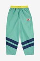 Bobo Choses pantaloni de trening pentru copii Smiling 125AC088 turcoaz SS25