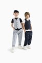 Detské tepláky Emporio Armani s elastanom tmavomodrá EB000107.AF13010