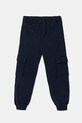 Детские хлопковые штаны United Colors of Benetton хлопок тёмно-синий 3UNICF066.G.Seasonal