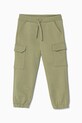 Дитячі бавовняні штани United Colors of Benetton бавовна зелений 3UNIGF045.P.Seasonal