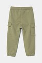 Дитячі бавовняні штани United Colors of Benetton 3UNIGF045.P.Seasonal зелений SS25