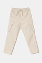 Παιδικό παντελόνι United Colors of Benetton με ελαστάν μπεζ 4TCGCF049.G.Seasonal