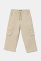 Детские брюки United Colors of Benetton ткань бежевый 4TCGGF02B.P.Seasonal