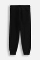 Coccodrillo pantaloni de trening din bumbac pentru copii WC5120101VBA negru SS25