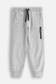 Coccodrillo pantaloni de trening din bumbac pentru copii WC5120104MBK gri SS25