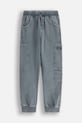 Coccodrillo pantaloni de trening din bumbac pentru copii WC5120103SBJ albastru SS25