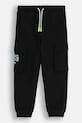 Coccodrillo pantaloni de trening din bumbac pentru copii bumbac negru WC5120102CBK