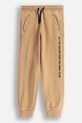 Coccodrillo pantaloni de trening pentru copii tricotaj maro WC5120105MBJ