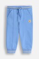 Бавовняні штани для немовлят Coccodrillo бавовна блакитний WC5120102MBN