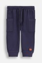 Coccodrillo pantaloni de trening din bumbac pentru bebeluși bumbac bleumarin WC5120101SBN