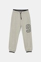 United Colors of Benetton pantaloni de trening din bumbac pentru copii uni gri 3BC1CF065.G.Seasonal
