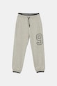 United Colors of Benetton pantaloni de trening din bumbac pentru copii uni gri 3BC1CF065.G.Seasonal