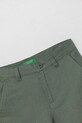 Chłopiec United Colors of Benetton spodnie lniane dziecięce 43WBCF02U.G.Seasonal zielony