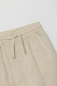 CHLAPEC Dětské plátěné kalhoty United Colors of Benetton 43WBGF01H.P.Seasonal béžová