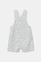 Otroški bombažni romper United Colors of Benetton 4UZ8AT01H.W.Seasonal modra SS25