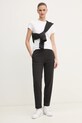 Tepláky Calvin Klein K20K207945 čierna SS25