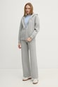 Kalhoty Calvin Klein K20K207947 šedá SS25